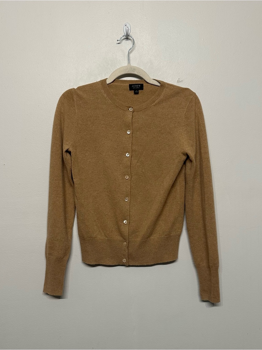 J. Crew 100% Cashmere Button Front Cardigan Sweater Small